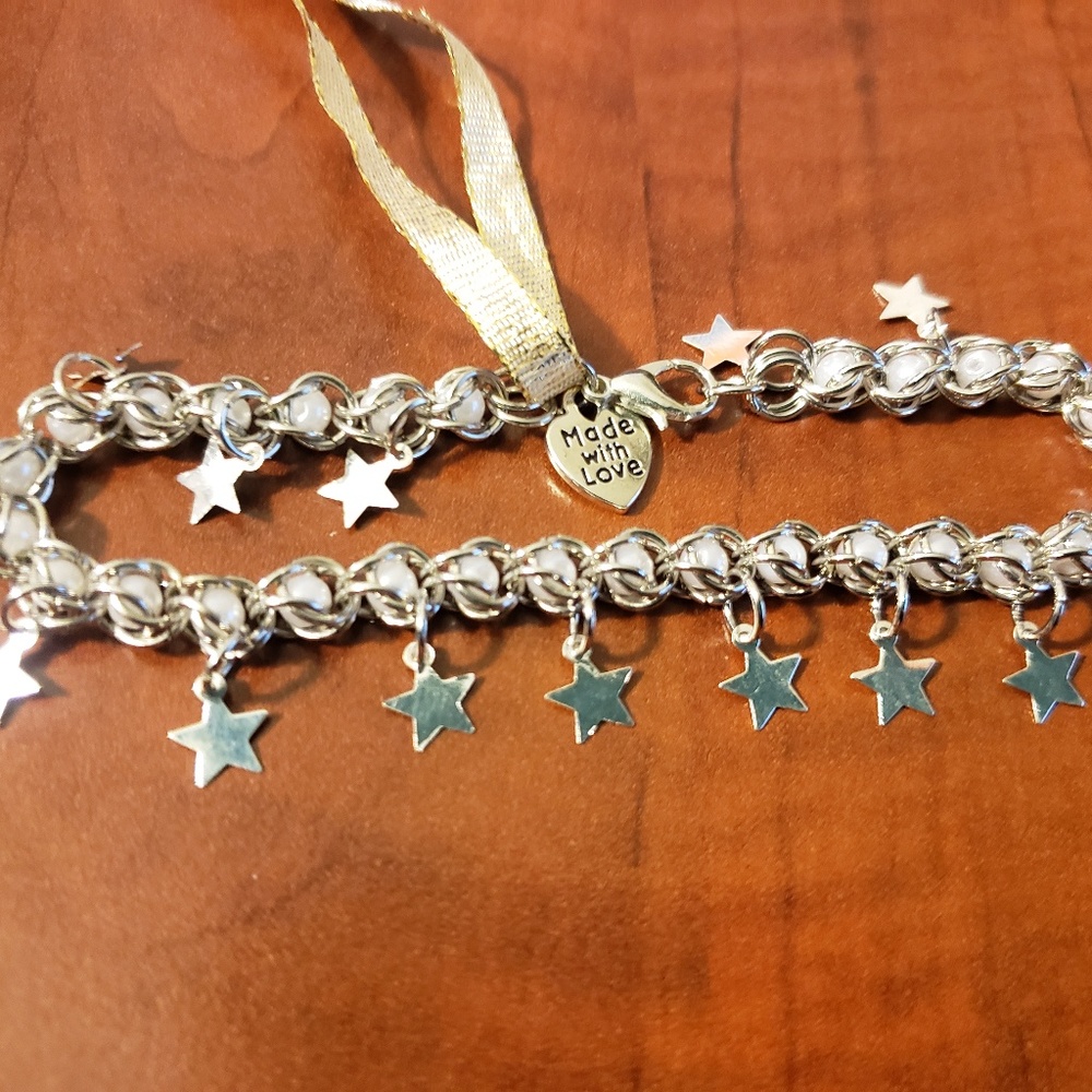 Handmade"Shoot for the Stars"/Chainmaille Bracelet